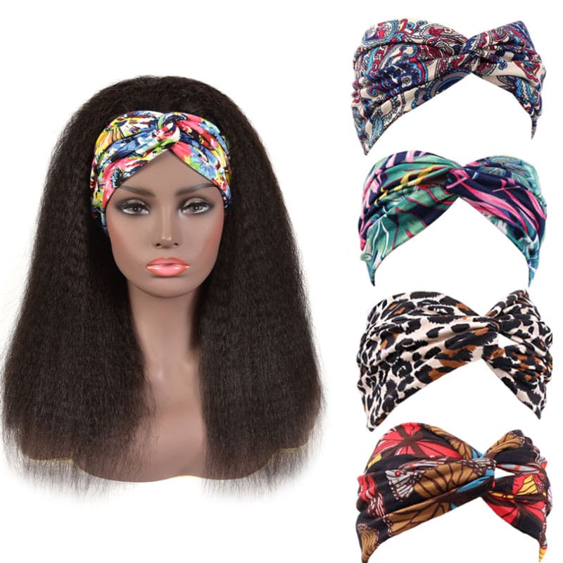 Modern Style Elastic Women Turban Headbands For Headband Wig Twisted Cute Hair Band Accessories Wig Band For Edges