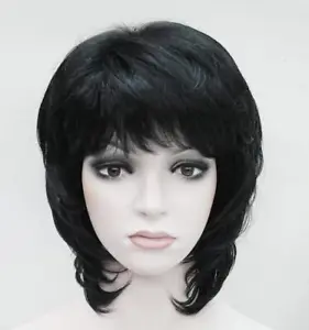 Women’s Wig Short Black Curly Ladies Daily Hair Wigs