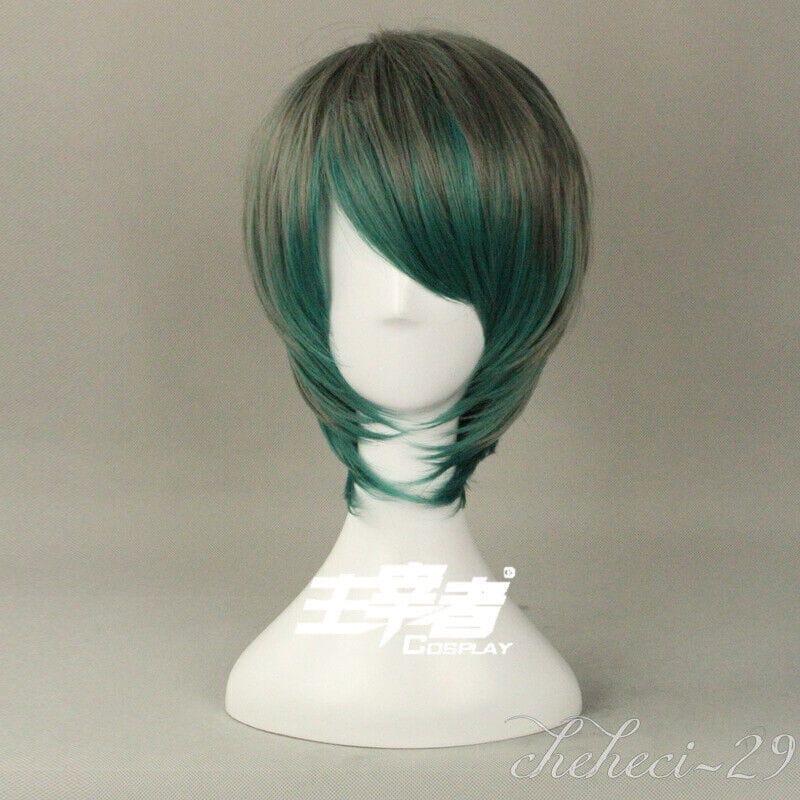 Daily Otaku Green Short Hair Hairpiece Cosplay Costume full Wig hair wigs social