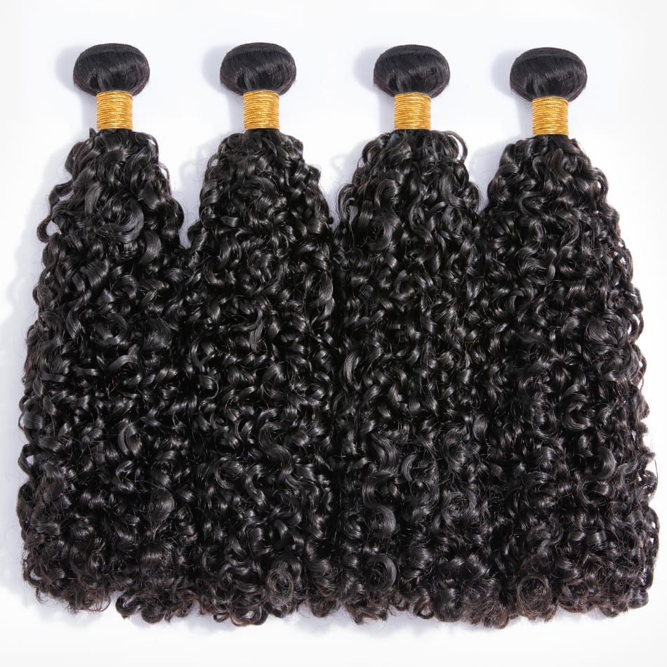 Brazilian Small Spirals Curly Bundles Unprocessed Small Kinky 2/3/4 PCS Human Hair Weave Bundles Remy Hair Extensions Hair Wefts