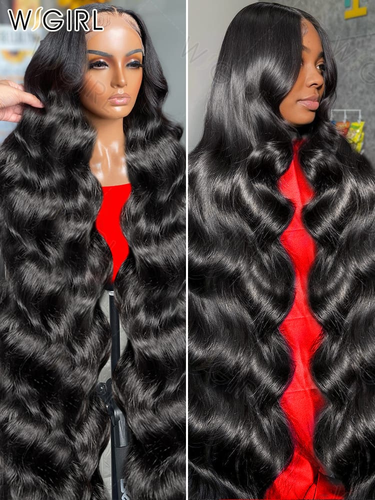Wigirl 13x6 Body Wave Lace Frontal Wigs 30 Inch Brazilian Transparent Human Hair Wig Pre plucked 5x5 13x4 Hd Lace Front Wig