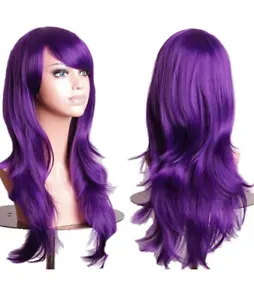 Cosplay Daily Women Full Wig Long Straight Hair Synthetic Heat Resistant 28”