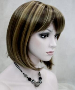 2022 Hot Sale Wig Hanasaku Fashion Short Brown Straight Fiber Cosplay Wigs Hair