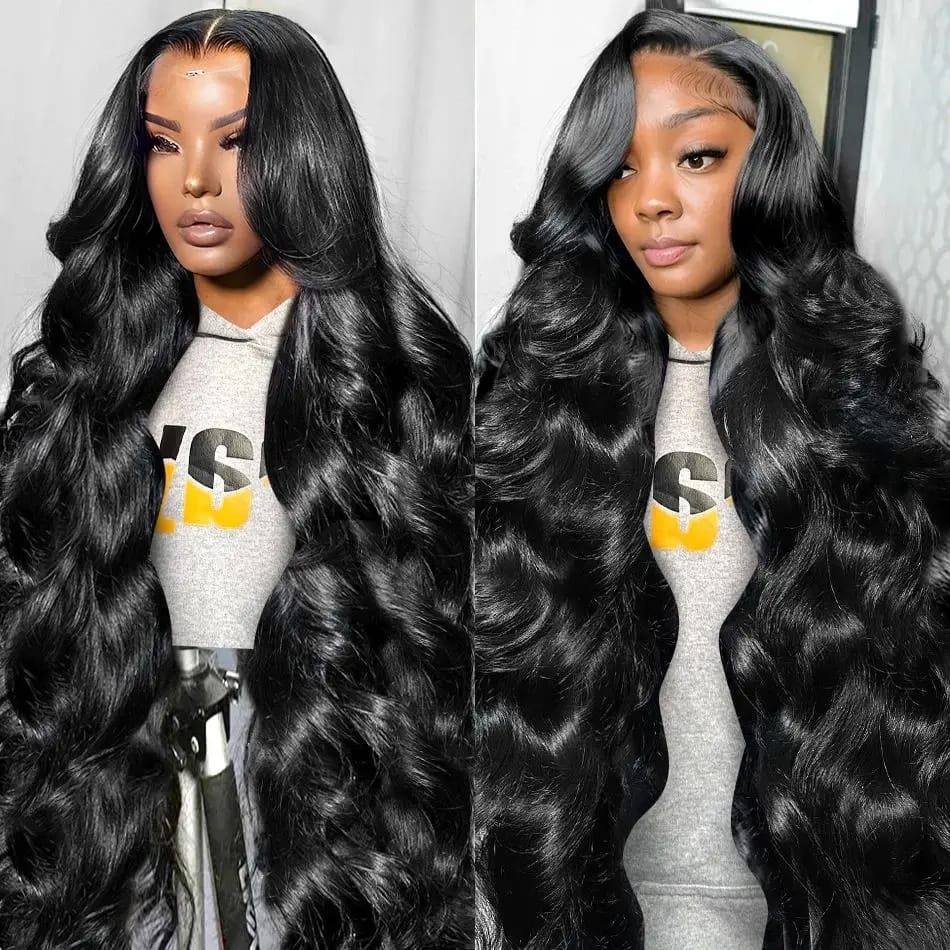 40 inches hd lace wig 13x6 human hair body wave 13x4 hd transparent lace frontal wigs for women choice