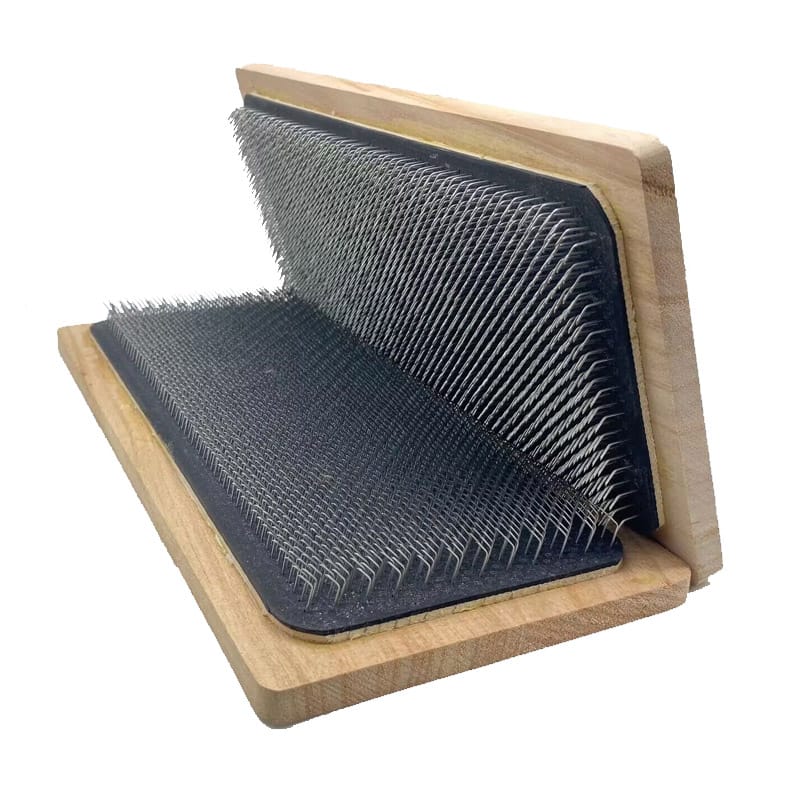 1 pair wood Drawing Mat Hair Holder For Wig Making use Drawing Card with curved needle