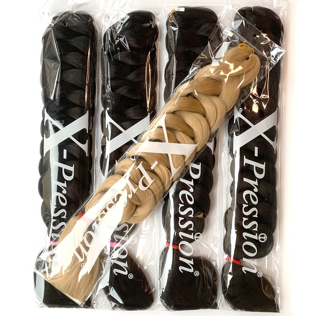 82 Inch Xpression Jumbo Braiding Hair Pre Stretched 165g Pure Color High Temperature Synthetic Hair Extensions For Women Braids