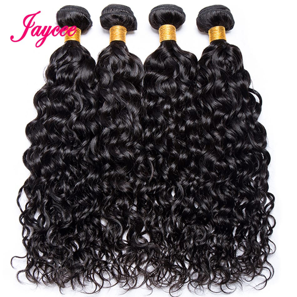 12A Brazilian Water Wave Bundles 100% Unprocessed Human Hair Kinky Curly 1/ 3 / 4 Bundle Deals Deep Wave Remy Hair Extensions