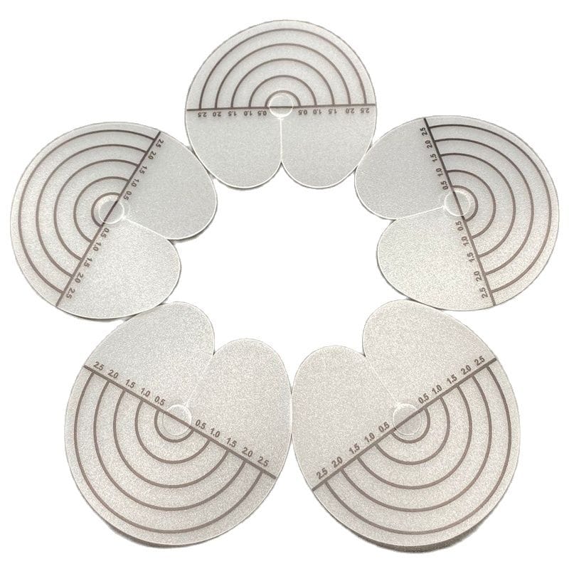 50pcs round scalp shield protector hair extension shield protector with measurement