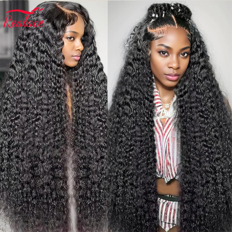 38 Inch Human Hair Lace Frontal Wig 13x4 Deep Wave Human Hair Wigs 100% 13x6 Curly Hd Lace Front Wig For Women Choice