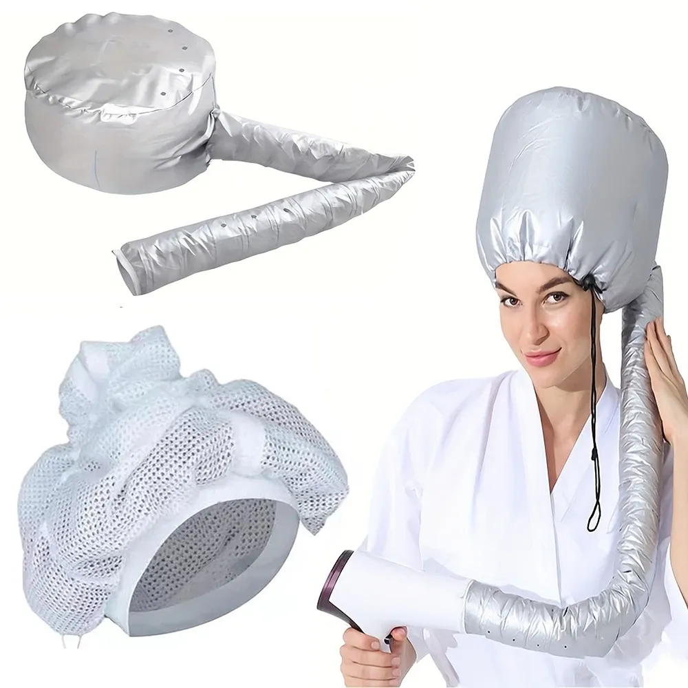 Net Plopping Cap For Drying Curly Hair With Drawstring Adjustable Large Hair Bonnet Mesh Hair Drying  Net Plopping Bonnet