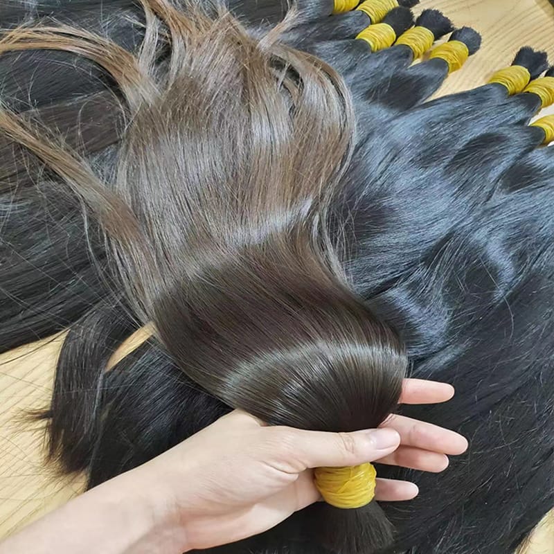 Mega Hair Cabelo Humano Raw Vietnamese Human Hair Bundles For Braiding 100% Unprocessed No Weft Human Hair Bulk Extensions