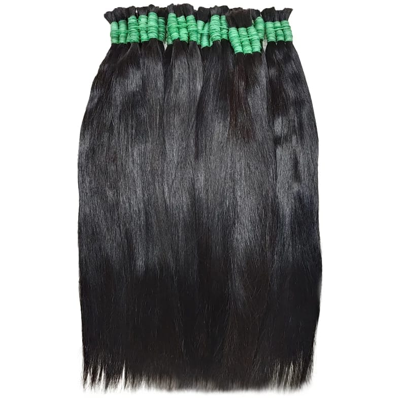 100% Human Hair Bulk Cabelo Humano No Weft Unprocessed Vietnamese Human Hair 10a 18-30 Inches Hair Bulk Braiding Straight Hair