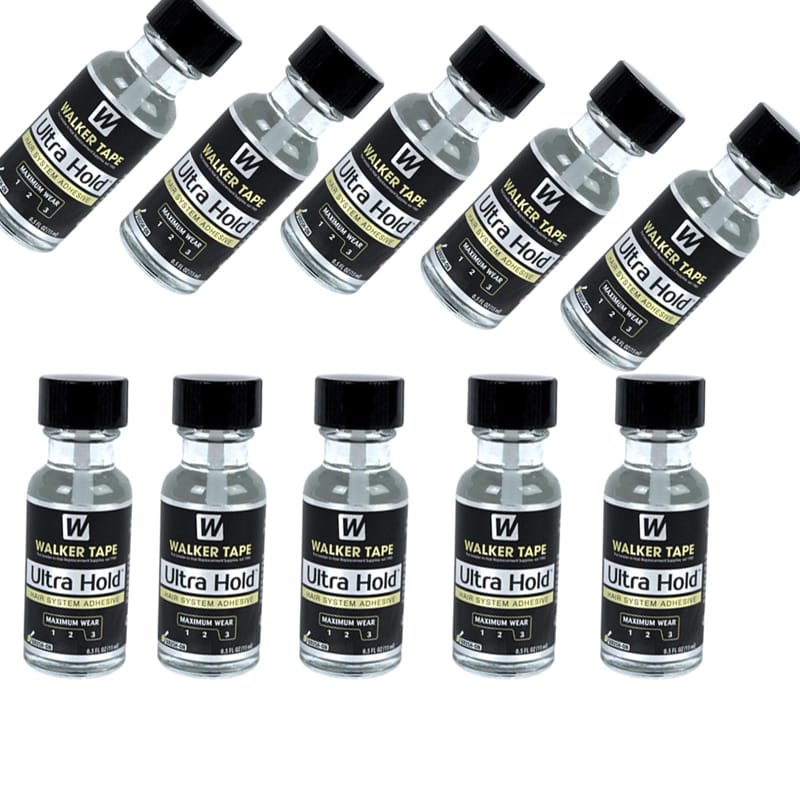 0.5oz/15ml Ultra Hold Lace Wig Glue Front Wig Glue For Wigs Transparent Lace Adhesive for Hair Replacement Brush-on