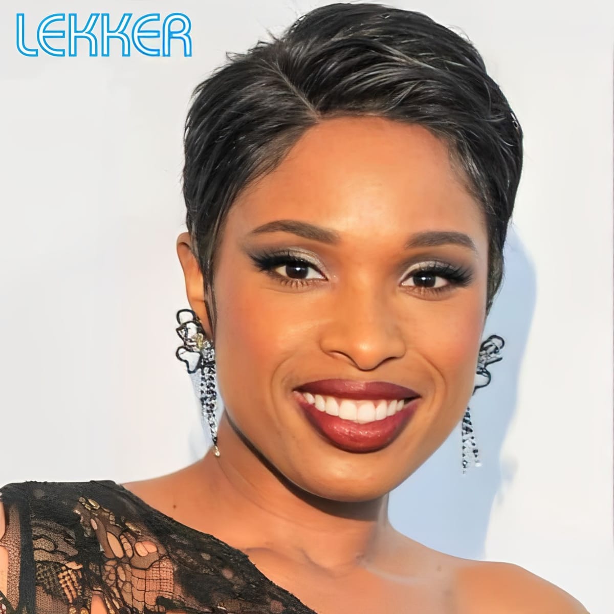Lekker Short Pixie Cut 13X6X1 Lace Front Human Hair Wigs For Women Glueless Ready to Wear Brazilian Remy Hair Colored Bob Wigs