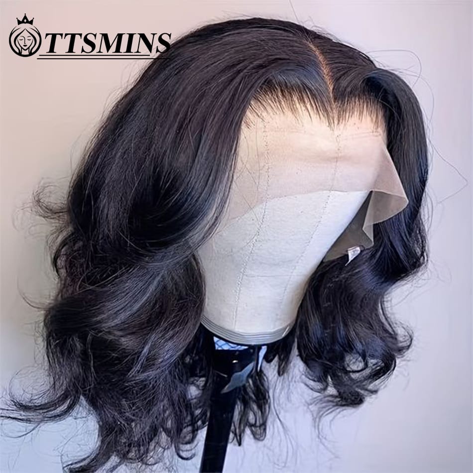 13x4 Bob Wig Human Hair Loose Body Wave Lace Front Wigs For Women Lace Frontal Wig Human Hair Wigs Pre Plucked With Baby Hair