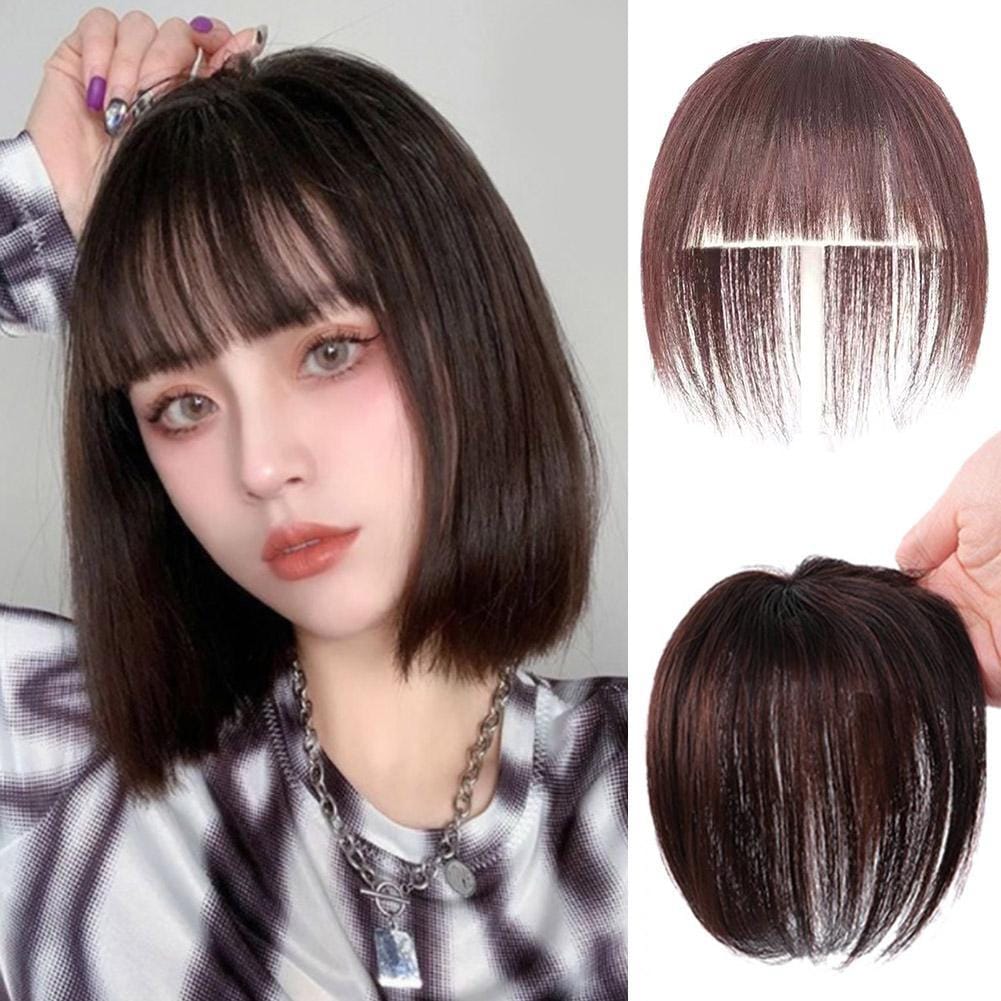 Wig Patch Simulated Hair Natural And Traceless Lightweight And Breathable Straight Hair One Piece Patch