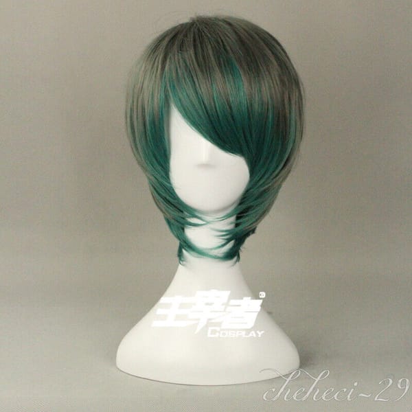 Daily Otaku Green Short Hair Hairpiece Cosplay Costume full Wig hair wigs social