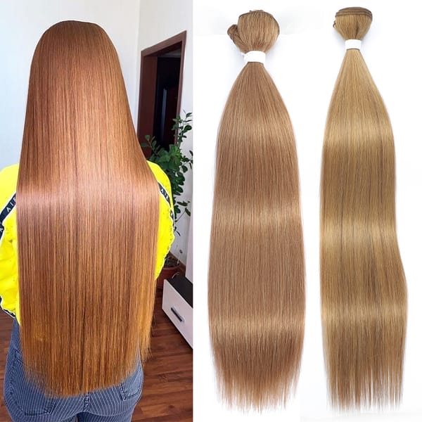 Smooth Straight Hair Bundles Salon Natural Hair Extensions Fake Fiber Synthetic Yaki Straight Hair Weaving Full to End