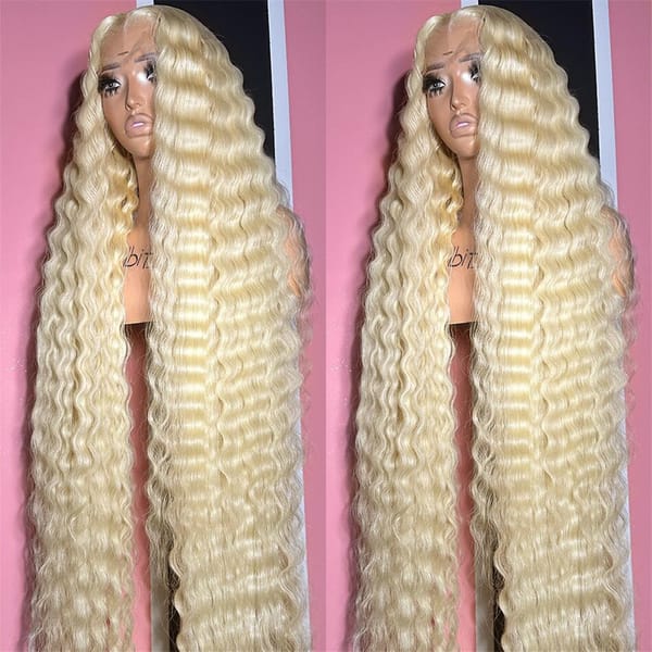613 Hd Transparent lace human hair wig 13x6 13X4 Curly Lace Front Human Hair Wigs Deep Wave 40 inch Brazilian Frontal Wigs