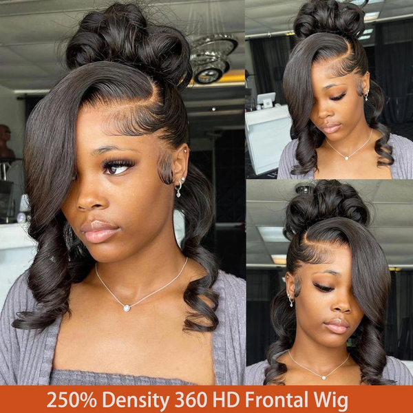 Body Wave Lace Front Wig 30 40 Inch 250% 13x4 13x6 Hd Transparent Lace Frontal Wigs For Women 360 Loose Wave Human Hair Lace Wig