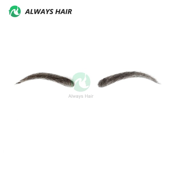 High Quality Hand Made Real Human Hair Eyebrow Injection PU False Eyebrows For Man