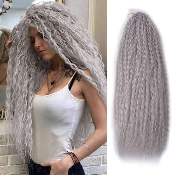 28 inch Afro Curls Kinky Twist Crochet Braids Hair Ombre Marly Hair Synthetic African Braiding Hair Extensions Hook Braids