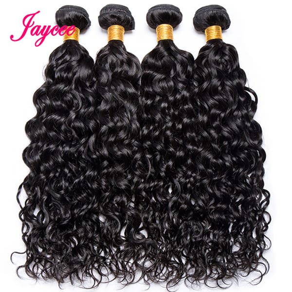 12A Brazilian Water Wave Bundles 100% Unprocessed Human Hair Kinky Curly 1/ 3 / 4 Bundle Deals Deep Wave Remy Hair Extensions