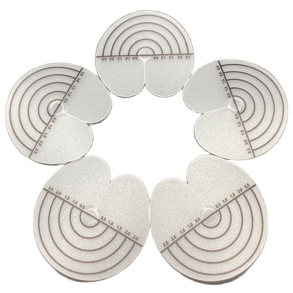 50pcs round scalp shield protector hair extension shield protector with measurement