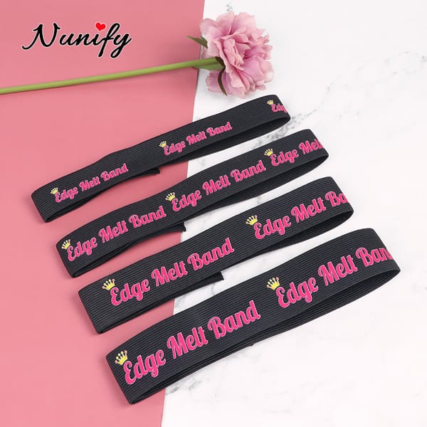 Nunify Hair Edge Band Elastic Band For Wigs To Lay Edges Wig Lace Band Elastic Edge Laying Band Melt Belt For Hair With