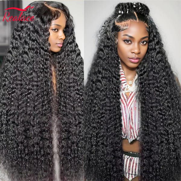 38 Inch Human Hair Lace Frontal Wig 13x4 Deep Wave Human Hair Wigs 100% 13x6 Curly Hd Lace Front Wig For Women Choice