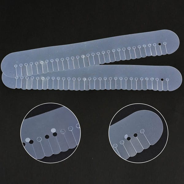 5pcs Hair Extensions Heat Shield Guards Fusion Glue Protector Templates  Multi Hole Heat Shield Spacers for Hair Extensions