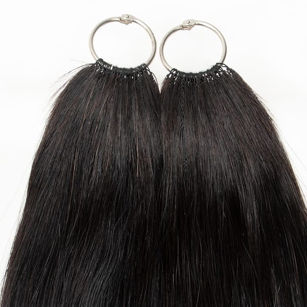 Feather Hair Extensions Real Natural Human Hair Invisible Micro Interface No Keratin Glue Comfortable 40 Strands/pack 30-35g