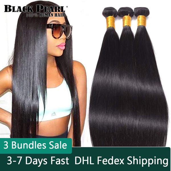 Brazilian Straight Human Hair Bundles Hair Weave Remy Hair Extensions 30 Inch Bundles Bone Straight Hair Tissage Top Quality
